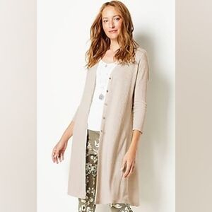 J.Jill Textured Duster Cardi - Sz. LP